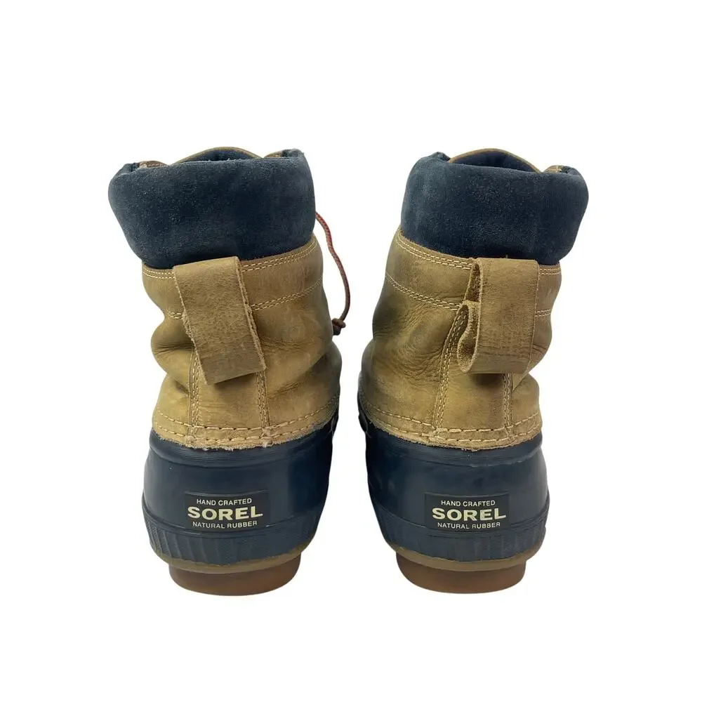 Sorel Cheyanne Men's  Round Toe Mid Calf Lace Up Waterproof Snow Duck Boots 11.5